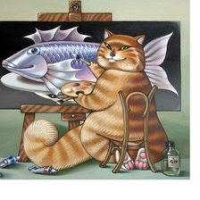 Схема вышивки «Художник»