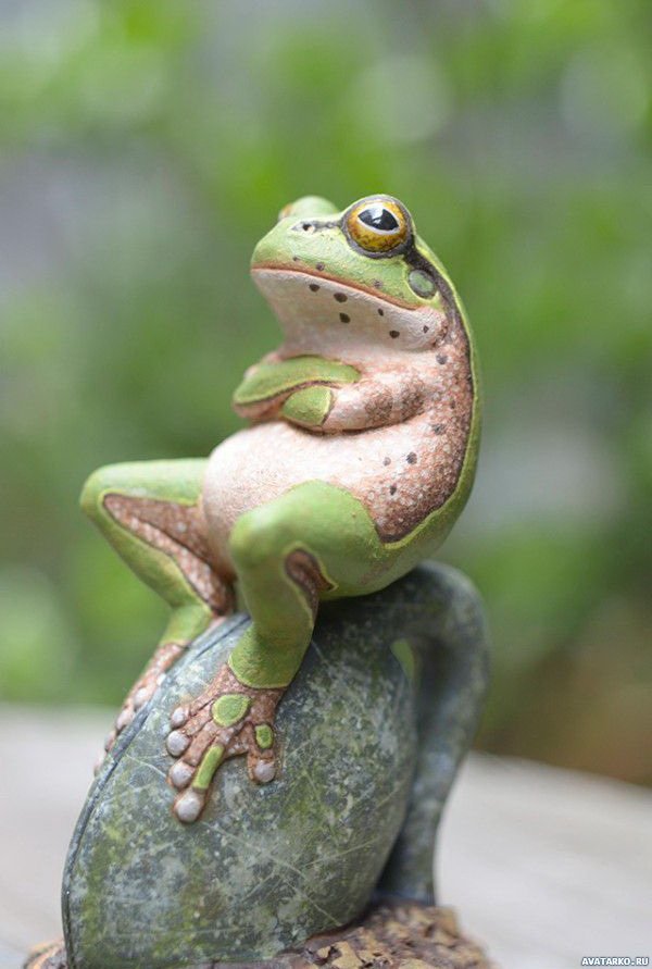 лягушка - картина - оригинал