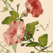 Схема вышивки «Вьюн»