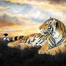 Схема вышивки «Повелитель саванны»