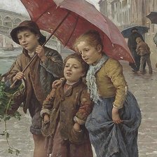 Схема вышивки «под зонтом»