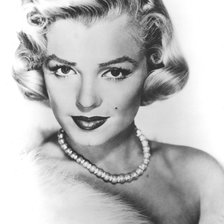 Схема вышивки «монро мэрилин»