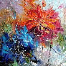 Схема вышивки «цветы»