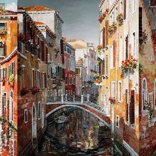 Схема вышивки «венеция»