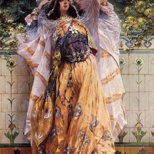 Схема вышивки «девушка»