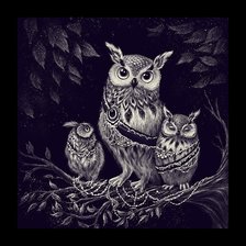 Схема вышивки «мир животных»