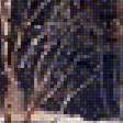Предпросмотр схемы вышивки «Ночной лес» (№1788207)