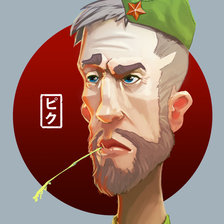 Схема вышивки «Солдат»