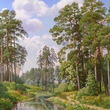 Схема вышивки «картина»