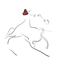 Схема вышивки «Девушка»