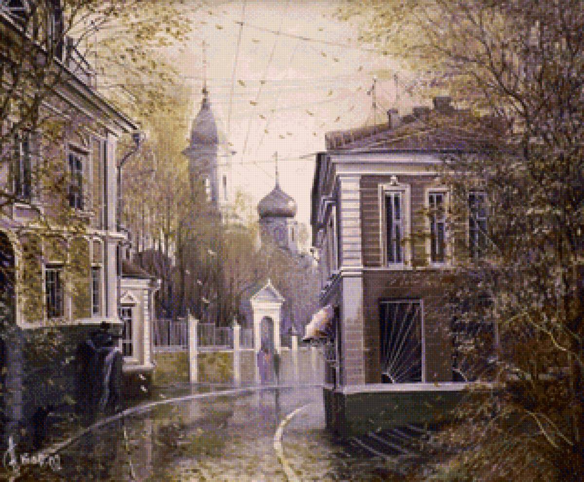 старая москва - города, улочки - предпросмотр