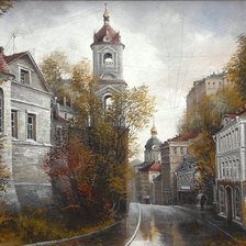 Схема вышивки «старая москва»