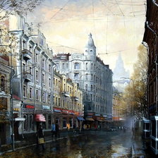 Схема вышивки «старая москва»