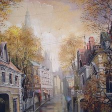 Схема вышивки «старая москва»