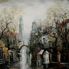 Схема вышивки «старая москва»