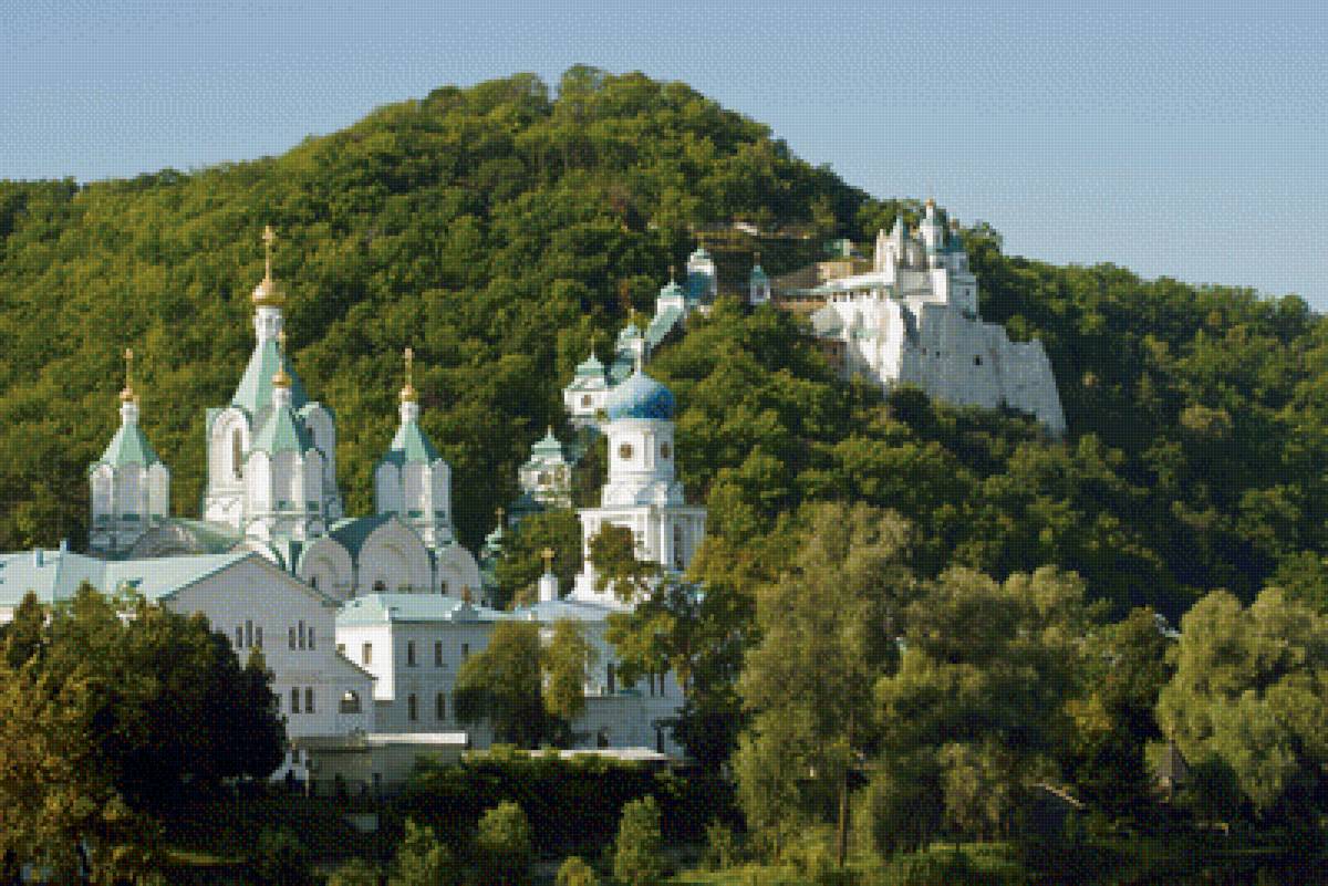 Святогорская лавра - пейзаж - предпросмотр