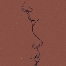 Схема вышивки «губы»