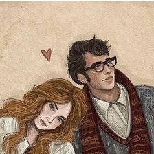 Схема вышивки «Лили И Джеймс»