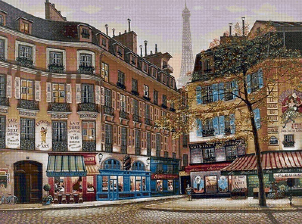 Париж - улица, городской пейзаж, париж, город - предпросмотр