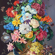 Схема вышивки «Цветы»