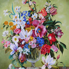 Схема вышивки «Букет»