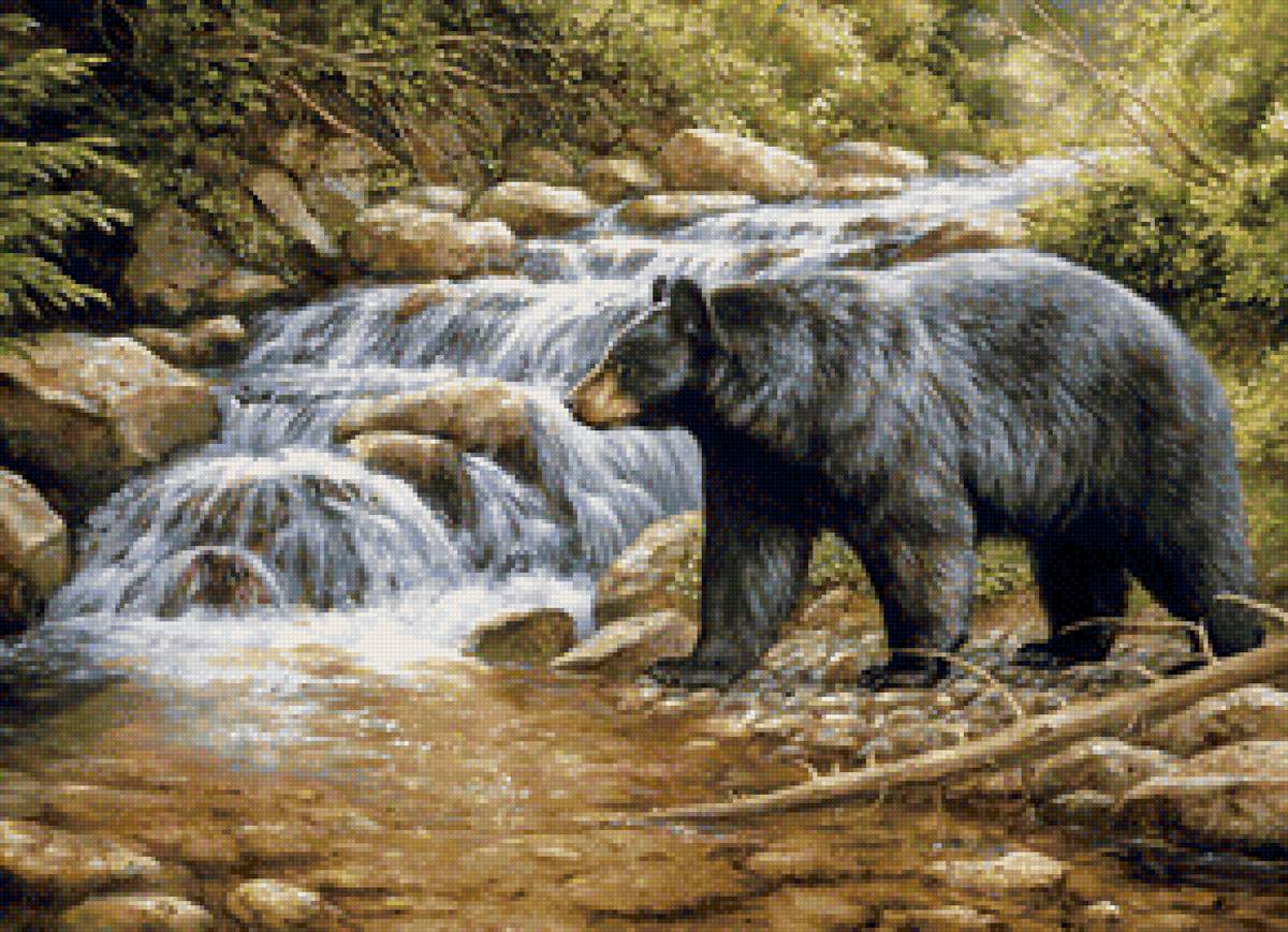 Худ. Розмари Милетт - животные, природа, медведь - предпросмотр