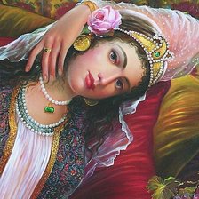 Схема вышивки «прекрасная персианка»