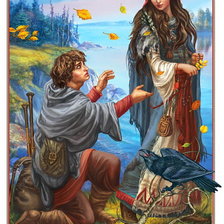 Схема вышивки «руслан и людмила»