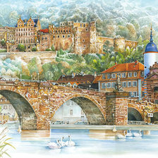 Схема вышивки «Пейзаж»