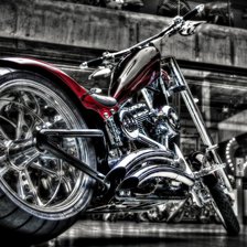 Схема вышивки «Harley»