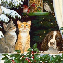 Схема вышивки «рождество»