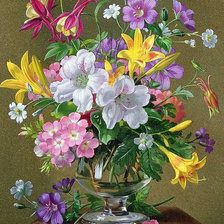 Схема вышивки «Букет»