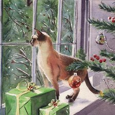 Схема вышивки «у окна»