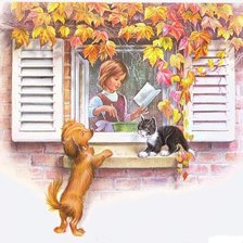 Схема вышивки «у окна»