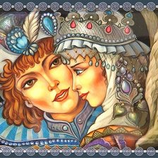 Схема вышивки «царевна лебедь»