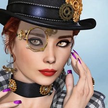 Схема вышивки «стимпанк»