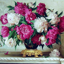 Схема вышивки «pivonie»