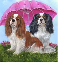 Схема вышивки «собаки»