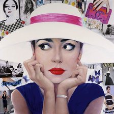 Схема вышивки «Девушка»