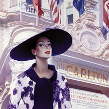 Схема вышивки «Девушка»