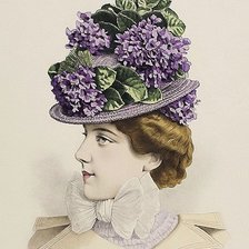 дама в шляпке