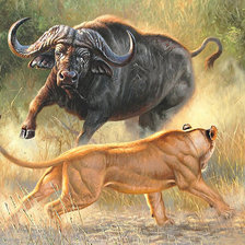 Схема вышивки «Битва Титанов»