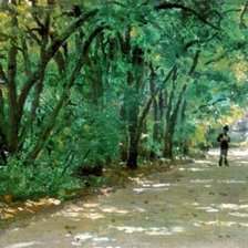 Схема вышивки «"Аллея в парке" Репин Илья Ефимович»