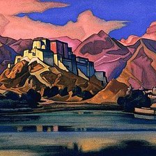 Схема вышивки «"Лхаса" Рерих Николай Константинович»