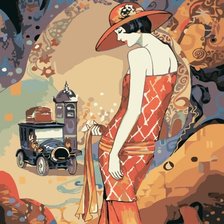 Схема вышивки «Арт-деко»