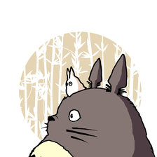 Схема вышивки «Тоторо»