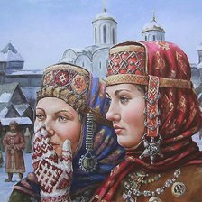 Схема вышивки «княжич приехал»