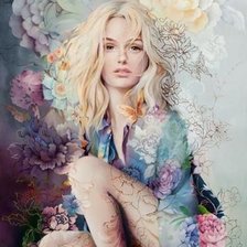 Схема вышивки «Очарована,околдована  Владимир Трушин»