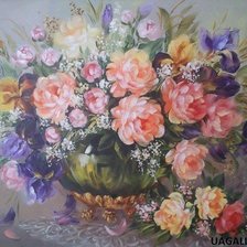 Схема вышивки «букет»