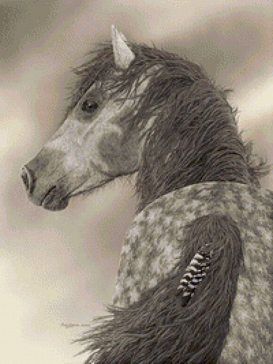 картина, Джуди Ларсон - лошадь, картина, джуди ларсон - предпросмотр